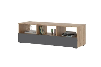 Фото для Тумба ТВ Хелен ТБ 02 (Крафт золотой/Графит серый)