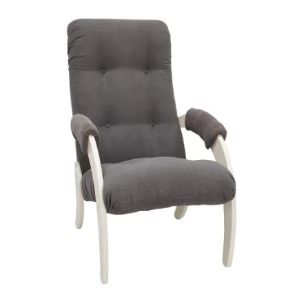 Фото для Кресло для отдыха Консул Модель 61 (Серый ясень-эмаль/Ткань серая Verona Antrazite Grey)