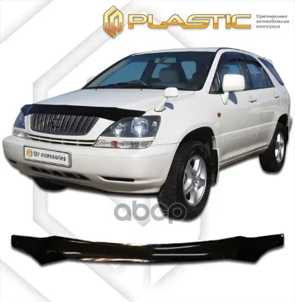 Фото для Дефлектор Капота Lexus Rx 300 1997-2002г Черный U10w, U15w (Мухобойка) CA plastic арт. 2010010104092