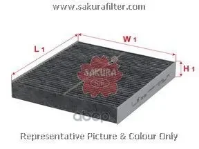 Фото для Фильтр Салона Ac-110ex Sakura Cac1801 Угольный Sakura арт. CAC1801