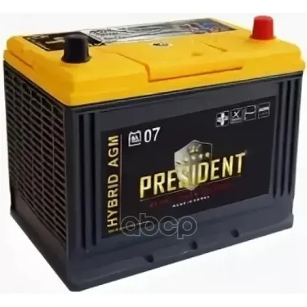 Фото для Аккумулятор Hybrid Ax Agm President 45 А/Ч S46b24l President арт. S46B24L