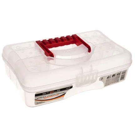 Фото для Аптечка а/м "Скорая помощь" мини, прозрачная (пустой бокс) - STELS