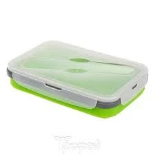 Фото для Контейнер силиконовый складной 1000мл с ловилкой