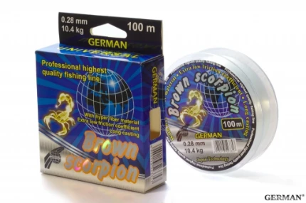 Фото для Леска German Brown Scorpion 100м в ассотр
