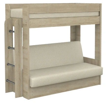 Фото для Диван-кровать 2-х ярусная (SCANDINAVIA SWEDISH BEIGE, Дуб сонома) арт. 270727