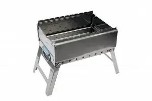 Фото для Мангал "Сибирь-10 Н" складной нержавеющая сталь