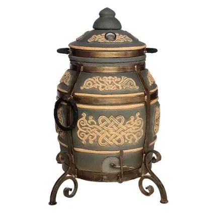 Фото для Тандыр Тамерлан ГРАФИТ 90*53*26см, 95кг, 6см