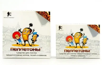 Фото для Веселый трубочист Пеллетоны 400г макси пелетты для немеханической очистки от сажи и коп. твердо- топ