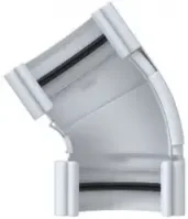 Фото для Угол желоба 120-145гр. ПВХ белый (в уп 8шт)