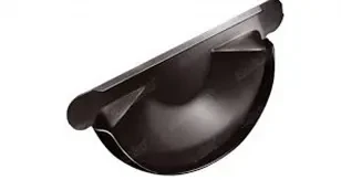 Заглушка желоба универсальная  (125мм) RAL8017 коричневый