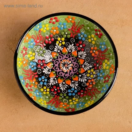 Фото для Салатник 16см "Рельеф зеленый" 5204282