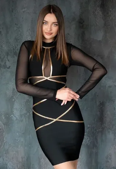 Фото для Черное женское платье