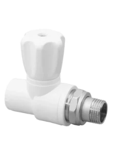 
Кран прямой для радиатора PPR 20x1/2''