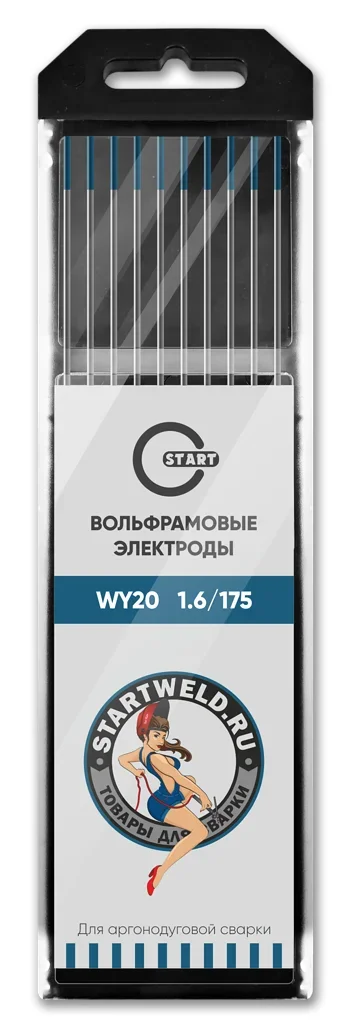 Вольфрамовый электрод WY 20 1,6/175 (синий) WY2016175