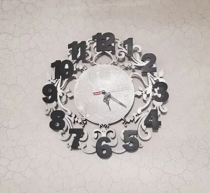Часы настенные Серебро