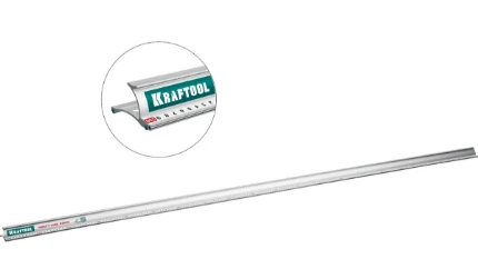 Фото для KRAFTOOL KRAFT-LINE, 2.0 м, усиленная алюминиевая линейка со стальной направляющей (34275-200)