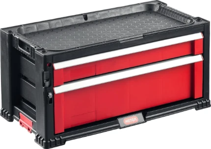 Фото для KETER DRAWER-2, 562 х 289 х 262 мм, (22″), ящик с 2 выдвижными полками (38382-2)
