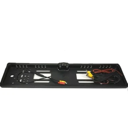 Фото для Рамка заднего номерного знака JX948816LED КАРБОН пластик с камерой заднего вида