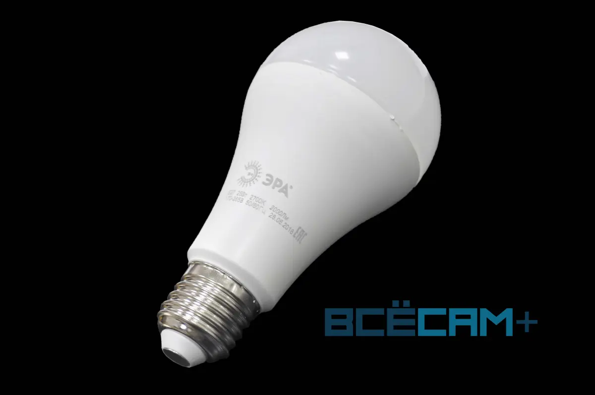 Лампа ЭРА LED smd A65-25w-827-E27
