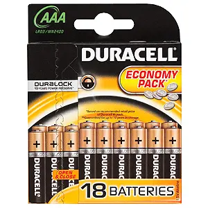 Батарейка Duracell LR03-18BL BASIC (18/180/36540)