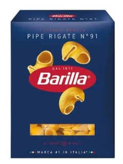 Фото для Изделия макаронные Barilla Пипе Ригате №91 450гр.