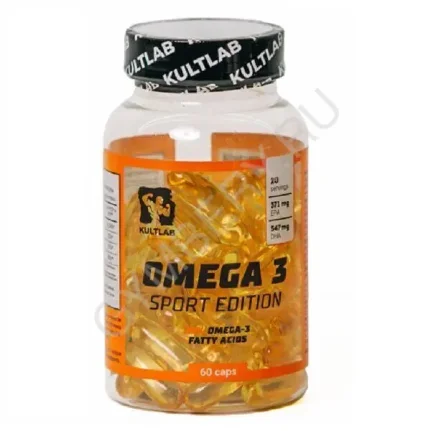 Фото для Kultlab Omega 3 + Vitamin Е, 60 капс (Капсулы)