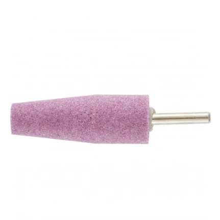 Фото для Шарошка для дрели абразивная шлифовальная, конус, на шпильке: d - 10х19х3,0мм (уп.3шт), F80 - Matrix