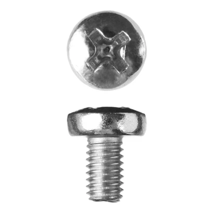 Фото для Винт 6х10 полусфера, кл пр 8.8, оцинк - Зубр