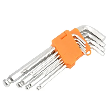 Фото для Ключи имбусовые HEX (1/16"-1/2мм) 10шт дюймовые - АвтоДело