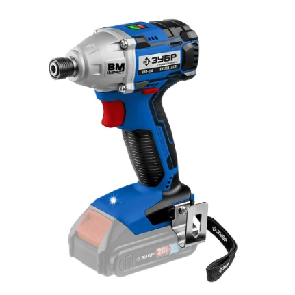 Фото для Винтоверт аккумуляторный 1/4", 20В, без АКБ, 280Нм, бесщеточный - Зубр