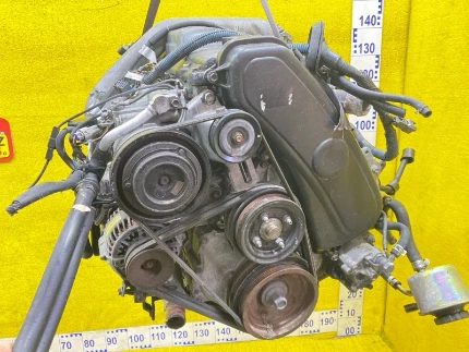 Двигатель Toyota Hiace/Regius Ace KZH106G/KZH106W/KZH116/KZH116G/KZH126/KZH126G 1KZTE 1999 перед.