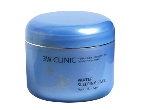 Ночная маска 3W Clinic Water Sleeping Pack Увлажняющая ночная маска для сухой кожи лица