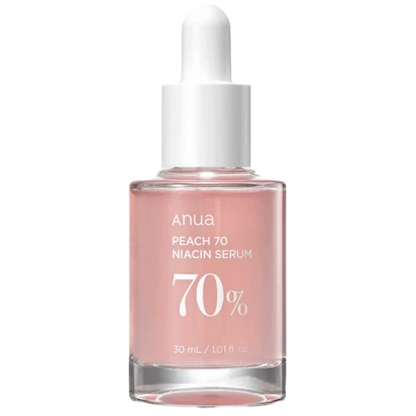 Фото для Сыворотка с персиком для гладкой и сияющей кожи Anua Peach 70% Niacin Serum 30 ml