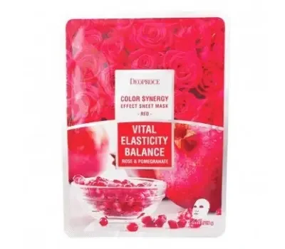 Фото для Deoproce Color Synenergy Efect Sheet Mask Red