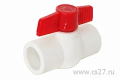 Фото для Кран шаровой PPR-HW шар из пластика 25
