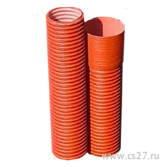 Фото для Труба двухслойная Ф 117/100 (6 м) с раструбом (в т.ч.кольцо)