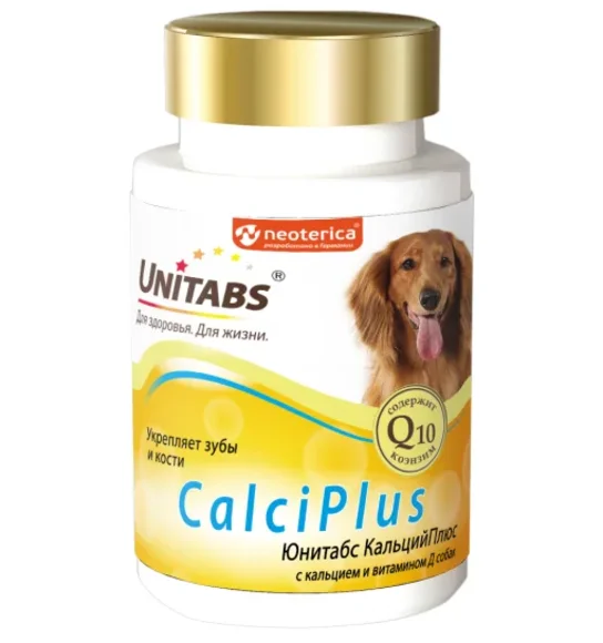 Юнитабс д/собак CalciPlus 100 табл
