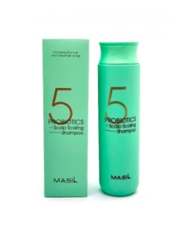 Фото для Шампунь для глубокого очищения кожи головы с пробиотиками MASIL 5 Probiotics Scalp Scaling Shampoo, 300 мл