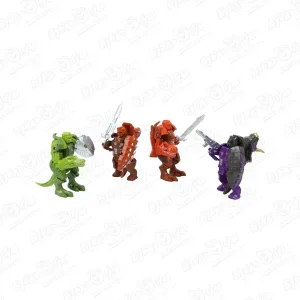 Фото для Набор Lanson Toys DRAGON KNIGHT трансформеры диноботы 4шт