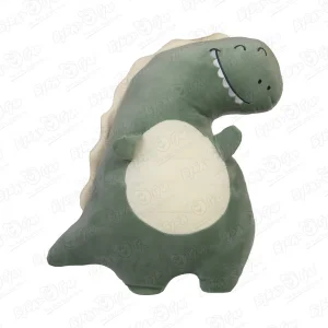 Игрушка-подушка Веселый динозаврик зеленый
