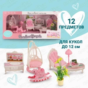 Фото для Комната для куклы Lanson Toys Семейная Усадьба розово-белая