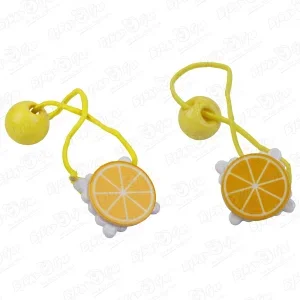 Фото для Резинки для волос лимоны желтые 2шт