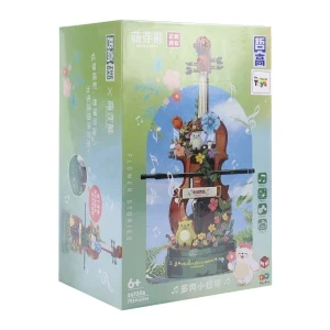 Фото для Конструктор Lanson Toys Скрипка с медвежатами с музыкальной шкатулкой 792дет с 6лет