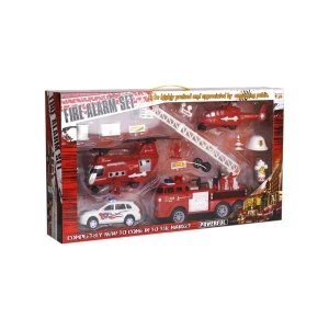 Фото для Набор пожарного автотранспорта Lanson Toys Fire Alarm Set 2вертолета и 2машины