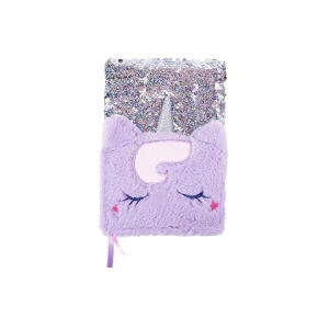 Фото для Блокнот JUNGER Единорог с пайетками