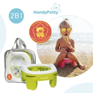Фото для Горшок HandyPotty дорожный лаймовый