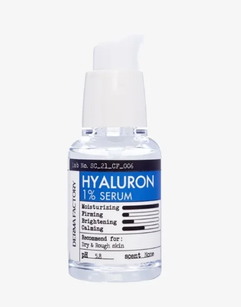 Derma Factory Hyaluron 1% Serum/ Сыворотка с гиалуроновой кислотой
