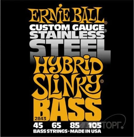 Фото для Струны для бас гитары Ernie Ball 2843