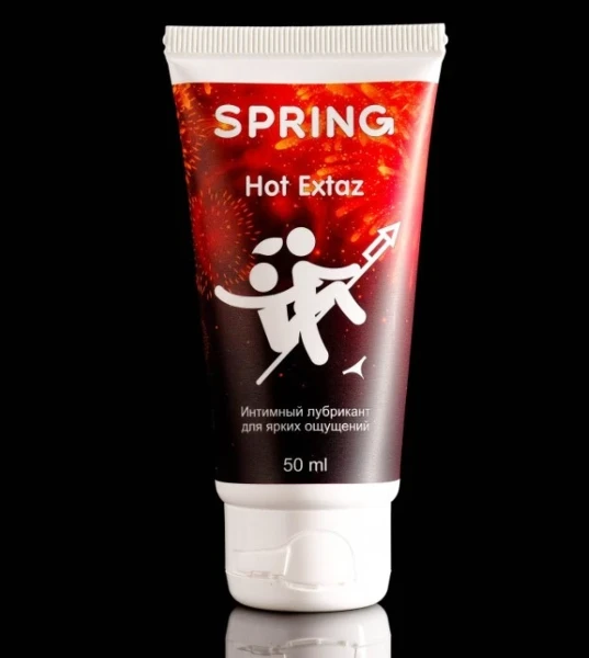Фото для Гель-лубрикант Spring Hot Extaz, интимный, согревающий, 50 мл
