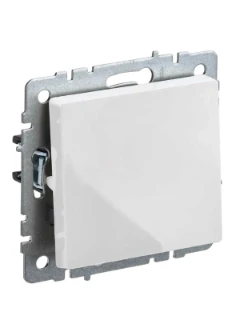 Выключатель проходной 1-кл. СП BRITE ВС10-1-6-БрБ 10А бел. IEK BR-V12-0-10-K01